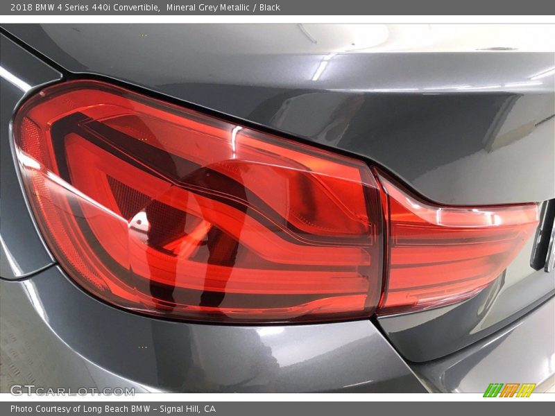 Mineral Grey Metallic / Black 2018 BMW 4 Series 440i Convertible