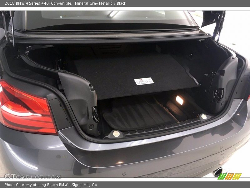 Mineral Grey Metallic / Black 2018 BMW 4 Series 440i Convertible