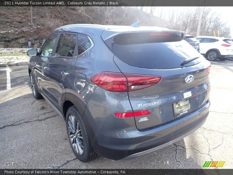 Coliseum Gray Metallic / Black 2021 Hyundai Tucson Limited AWD
