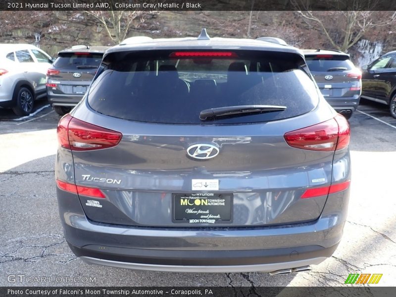 Coliseum Gray Metallic / Black 2021 Hyundai Tucson Limited AWD