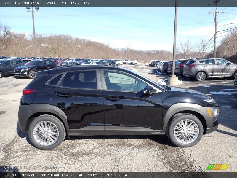 Ultra Black / Black 2021 Hyundai Kona SEL AWD