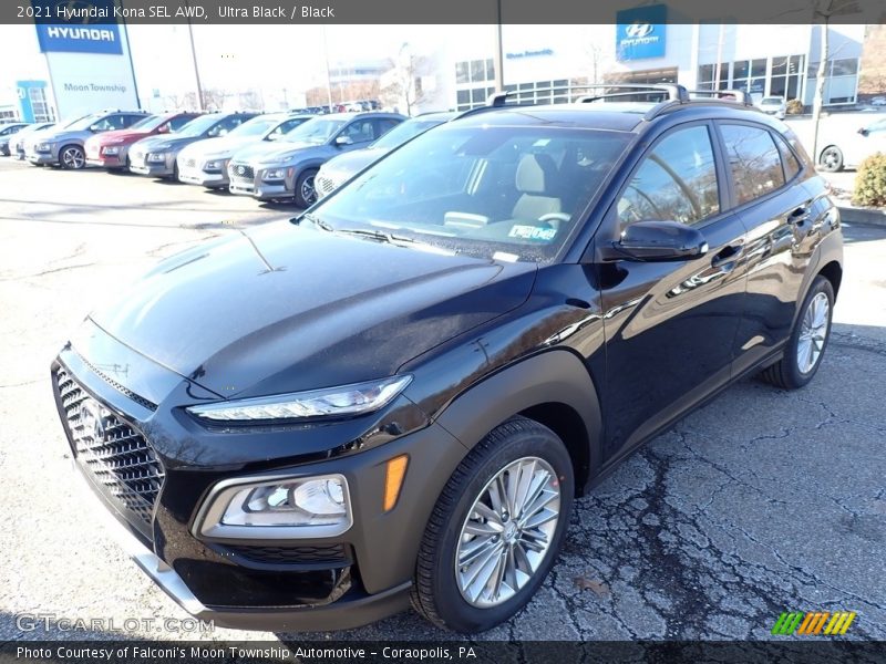 Ultra Black / Black 2021 Hyundai Kona SEL AWD
