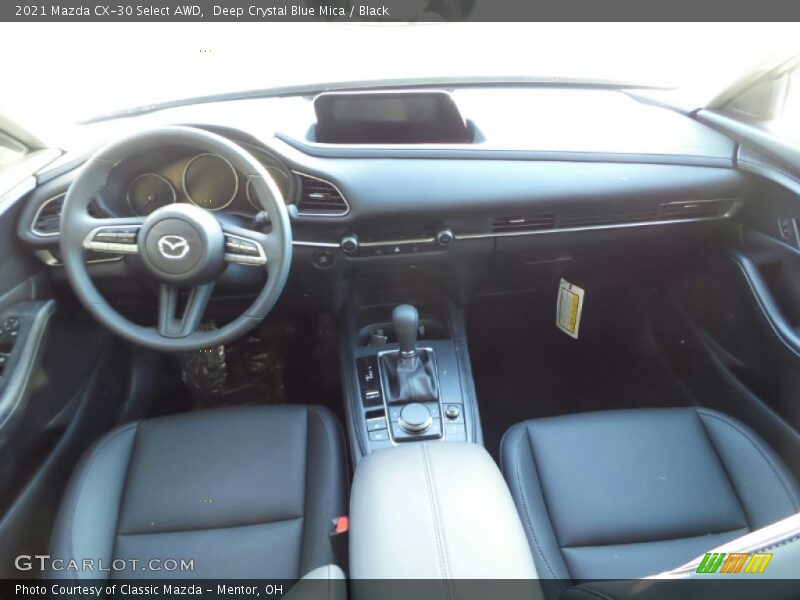 Deep Crystal Blue Mica / Black 2021 Mazda CX-30 Select AWD