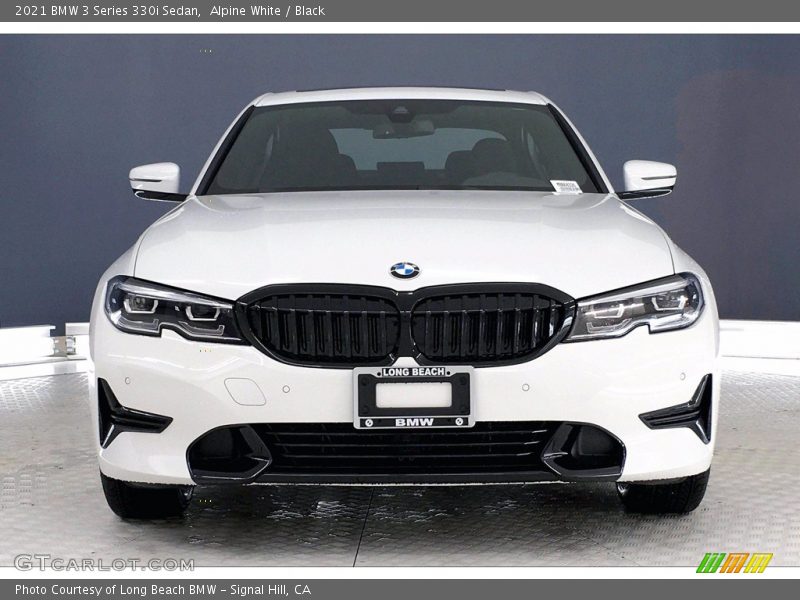 Alpine White / Black 2021 BMW 3 Series 330i Sedan