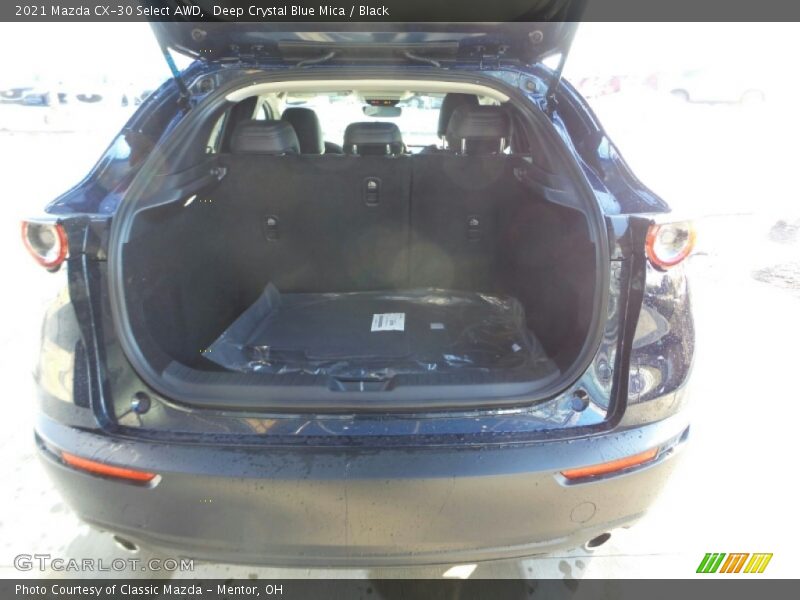 Deep Crystal Blue Mica / Black 2021 Mazda CX-30 Select AWD