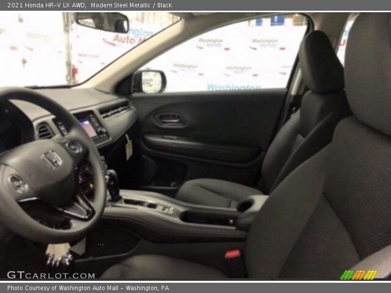 Modern Steel Metallic / Black 2021 Honda HR-V LX AWD