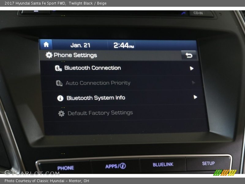 Twilight Black / Beige 2017 Hyundai Santa Fe Sport FWD