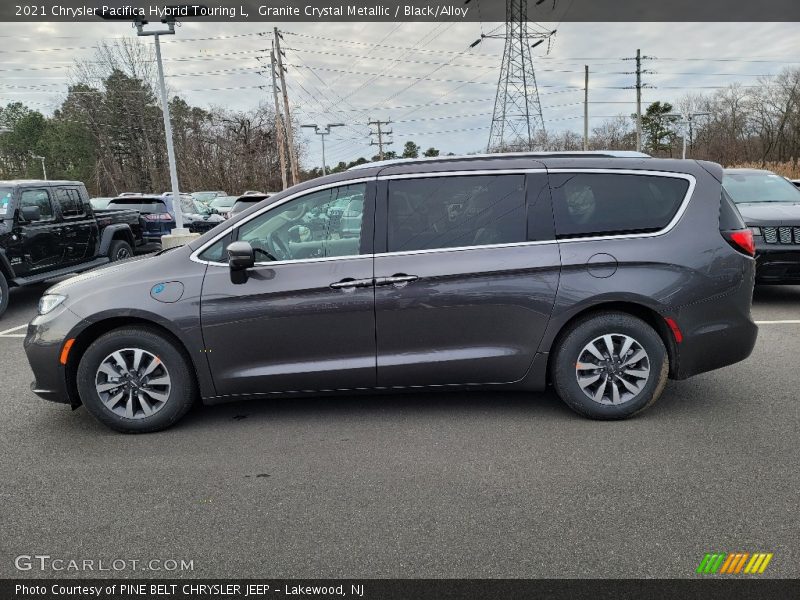 Granite Crystal Metallic / Black/Alloy 2021 Chrysler Pacifica Hybrid Touring L