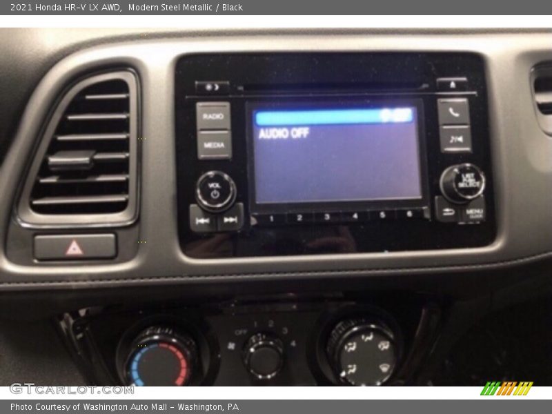 Modern Steel Metallic / Black 2021 Honda HR-V LX AWD