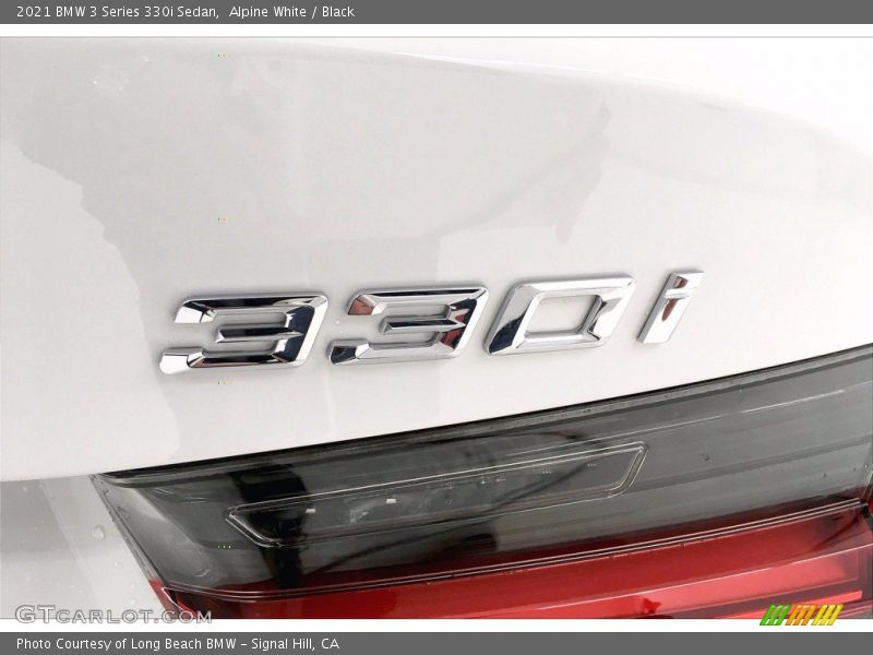 Alpine White / Black 2021 BMW 3 Series 330i Sedan