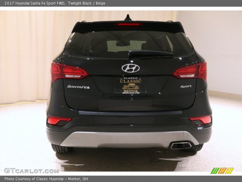 Twilight Black / Beige 2017 Hyundai Santa Fe Sport FWD