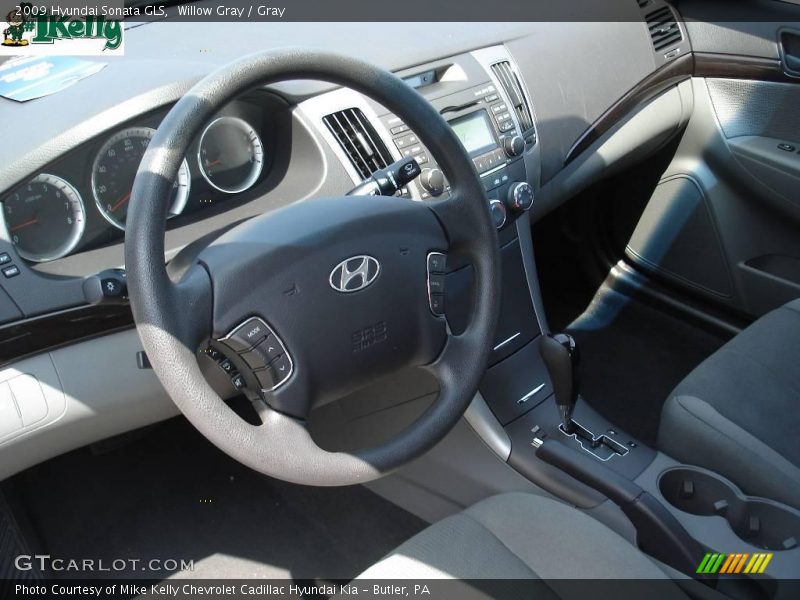 Willow Gray / Gray 2009 Hyundai Sonata GLS