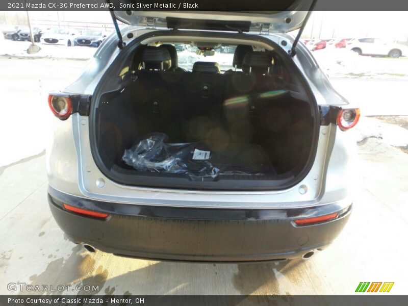 Sonic Silver Metallic / Black 2021 Mazda CX-30 Preferred AWD