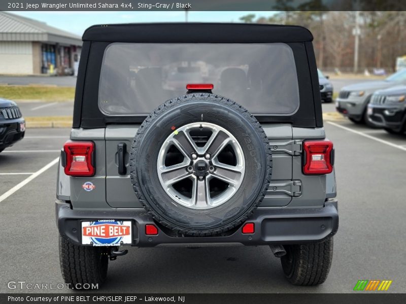 Sting-Gray / Black 2021 Jeep Wrangler Unlimited Sahara 4x4