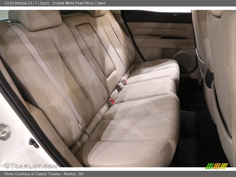 Crystal White Pearl Mica / Sand 2010 Mazda CX-7 i Sport