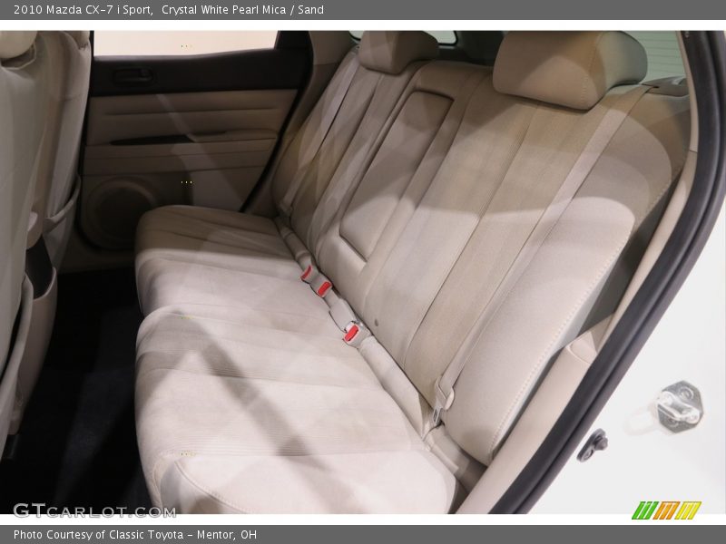 Crystal White Pearl Mica / Sand 2010 Mazda CX-7 i Sport