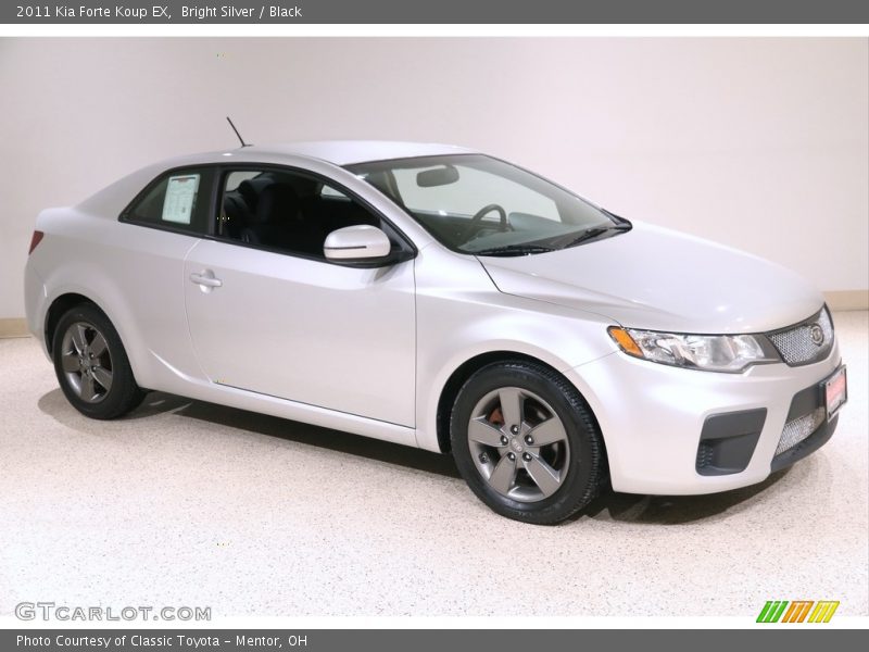 Bright Silver / Black 2011 Kia Forte Koup EX