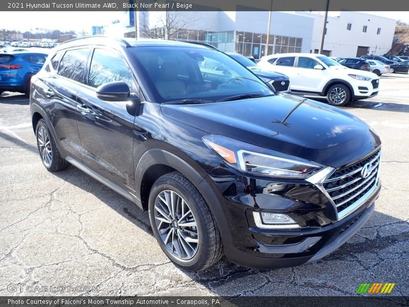 Black Noir Pearl / Beige 2021 Hyundai Tucson Ulitimate AWD