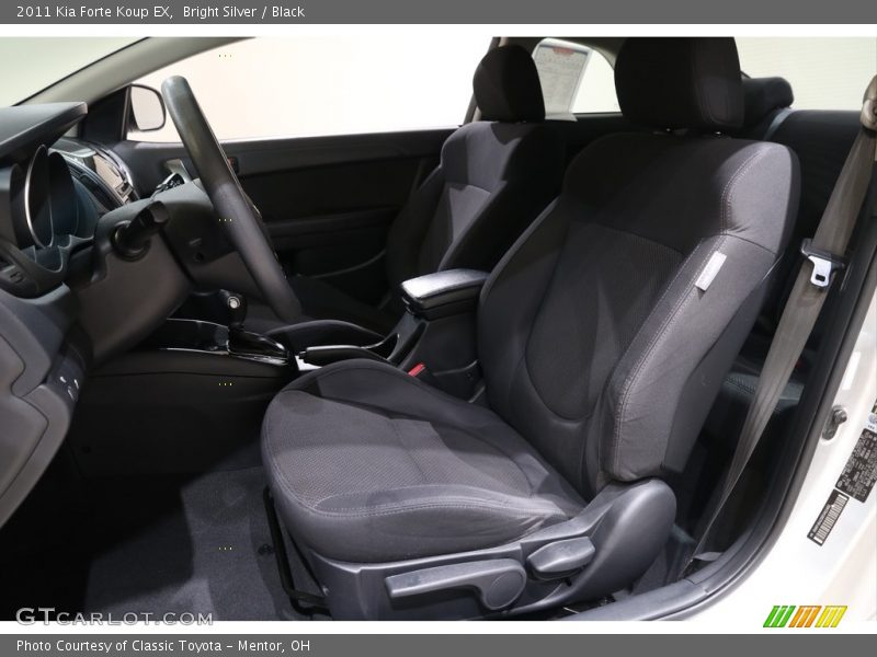 Bright Silver / Black 2011 Kia Forte Koup EX