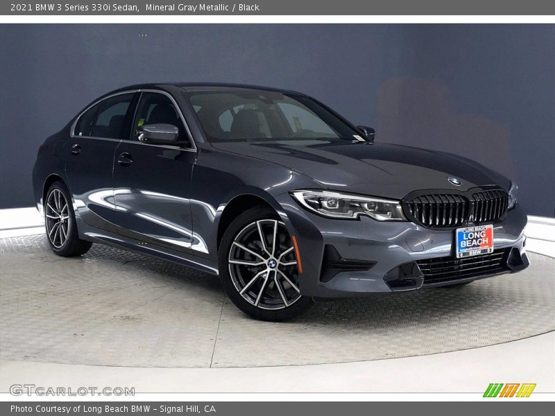 Mineral Gray Metallic / Black 2021 BMW 3 Series 330i Sedan