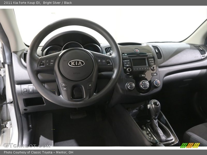 Bright Silver / Black 2011 Kia Forte Koup EX