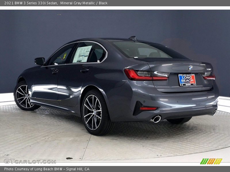Mineral Gray Metallic / Black 2021 BMW 3 Series 330i Sedan
