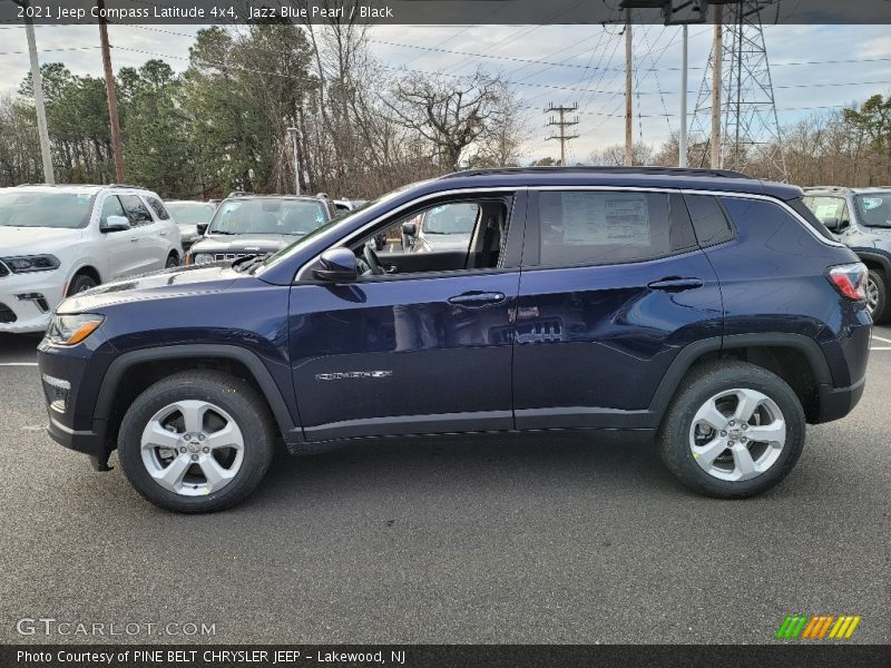 Jazz Blue Pearl / Black 2021 Jeep Compass Latitude 4x4