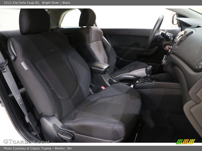Bright Silver / Black 2011 Kia Forte Koup EX