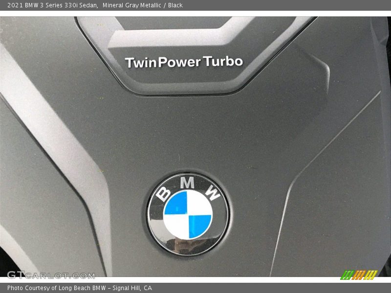 Mineral Gray Metallic / Black 2021 BMW 3 Series 330i Sedan