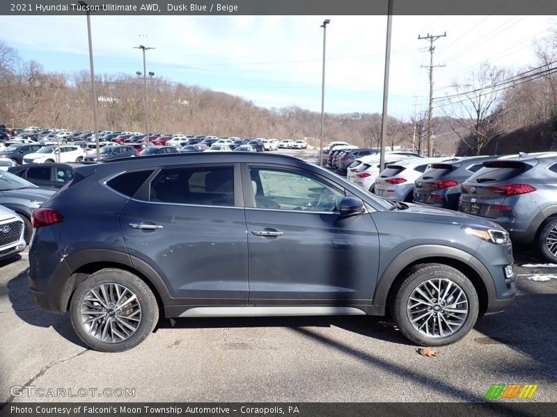 Dusk Blue / Beige 2021 Hyundai Tucson Ulitimate AWD