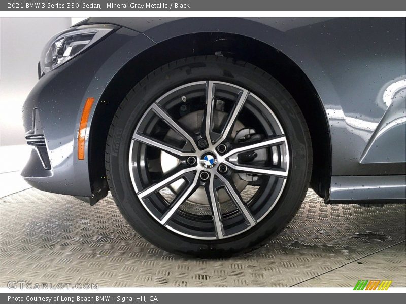 Mineral Gray Metallic / Black 2021 BMW 3 Series 330i Sedan