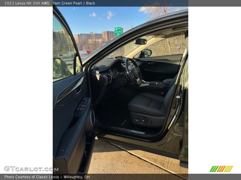 Nori Green Pearl / Black 2021 Lexus NX 300 AWD