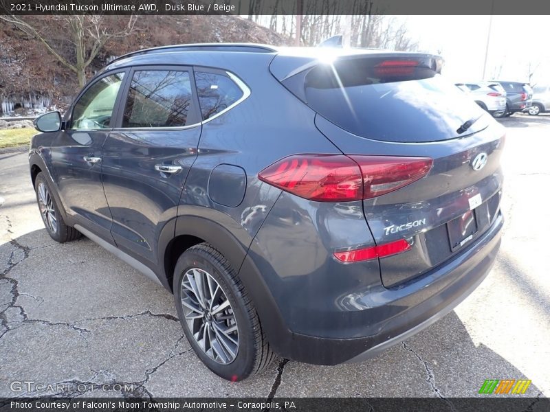 Dusk Blue / Beige 2021 Hyundai Tucson Ulitimate AWD