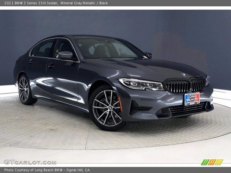 Mineral Gray Metallic / Black 2021 BMW 3 Series 330i Sedan
