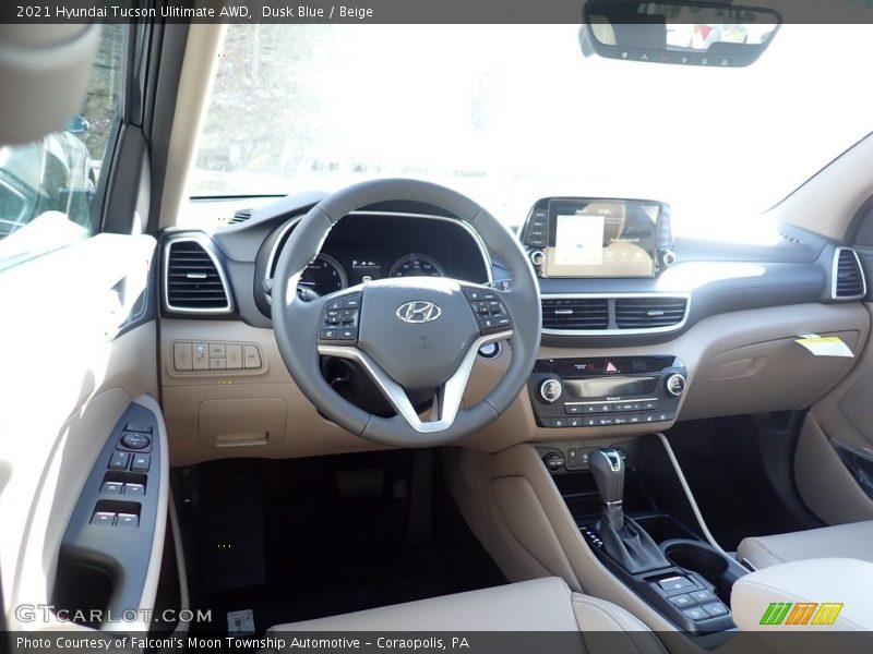 Dusk Blue / Beige 2021 Hyundai Tucson Ulitimate AWD