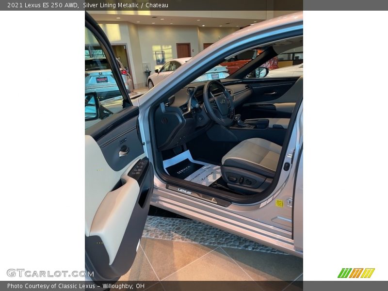 Silver Lining Metallic / Chateau 2021 Lexus ES 250 AWD
