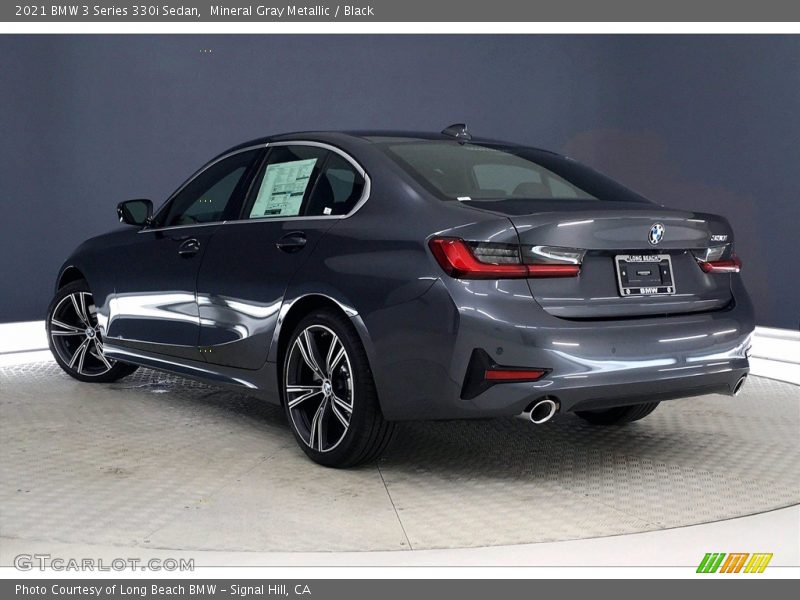 Mineral Gray Metallic / Black 2021 BMW 3 Series 330i Sedan