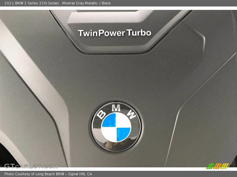 Mineral Gray Metallic / Black 2021 BMW 3 Series 330i Sedan