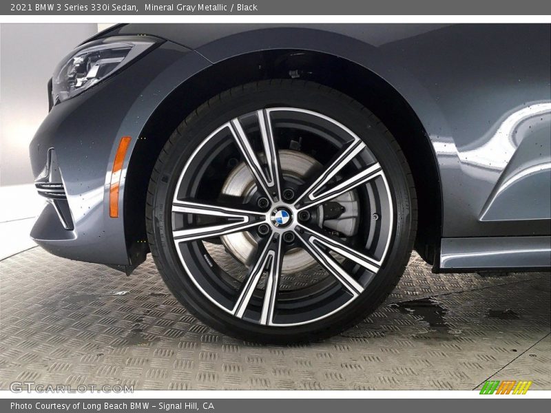 Mineral Gray Metallic / Black 2021 BMW 3 Series 330i Sedan