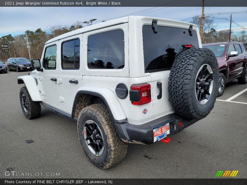 Bright White / Black 2021 Jeep Wrangler Unlimited Rubicon 4x4