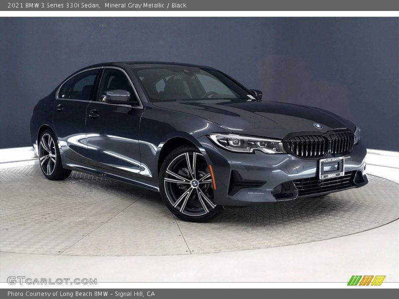 Mineral Gray Metallic / Black 2021 BMW 3 Series 330i Sedan