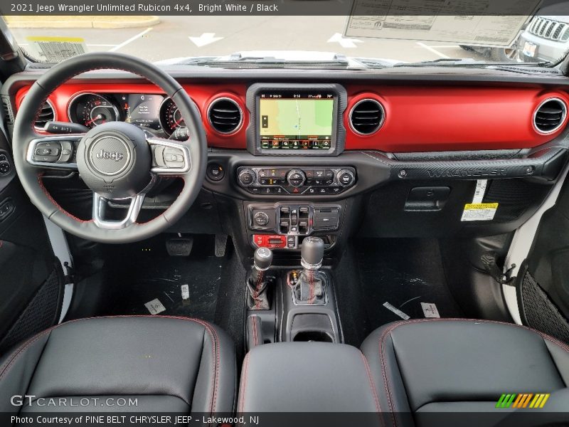 Dashboard of 2021 Wrangler Unlimited Rubicon 4x4