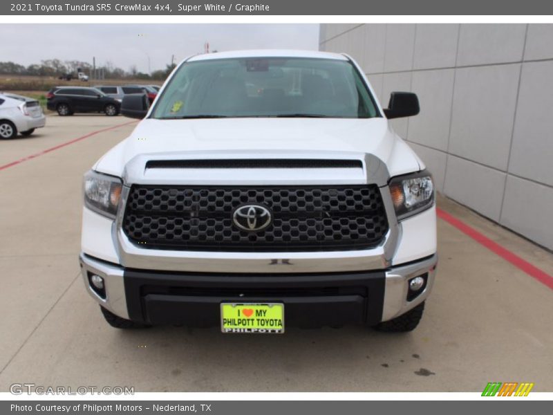 Super White / Graphite 2021 Toyota Tundra SR5 CrewMax 4x4