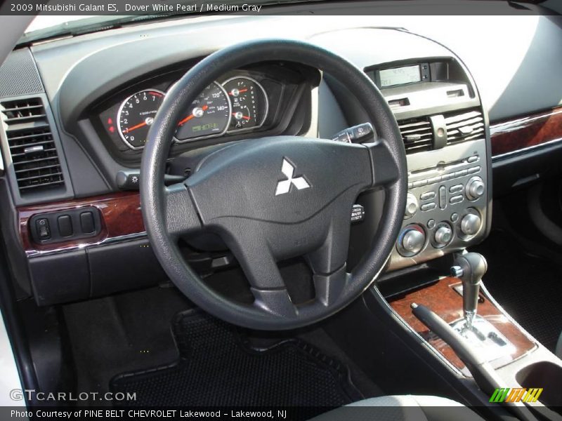 Dover White Pearl / Medium Gray 2009 Mitsubishi Galant ES