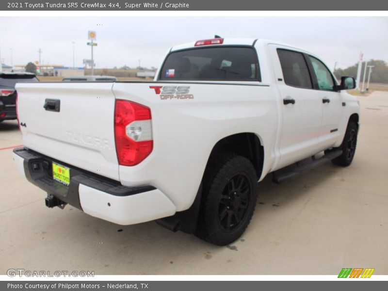 Super White / Graphite 2021 Toyota Tundra SR5 CrewMax 4x4