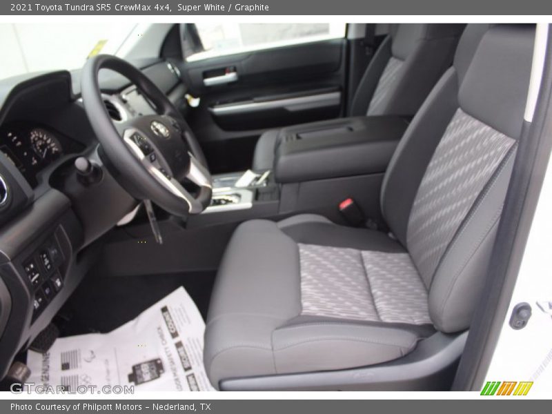 Super White / Graphite 2021 Toyota Tundra SR5 CrewMax 4x4