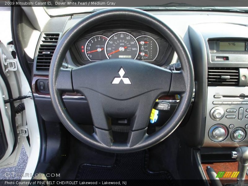 Dover White Pearl / Medium Gray 2009 Mitsubishi Galant ES