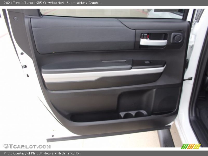 Super White / Graphite 2021 Toyota Tundra SR5 CrewMax 4x4