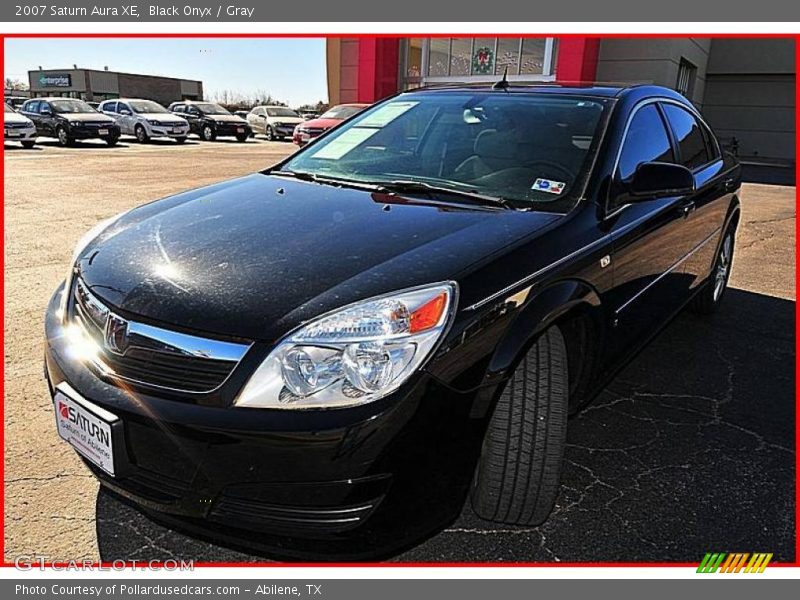 Black Onyx / Gray 2007 Saturn Aura XE
