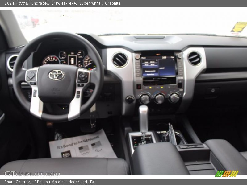 Super White / Graphite 2021 Toyota Tundra SR5 CrewMax 4x4